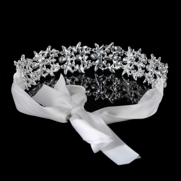 New Headband Tiara Rhinestone Bride Wedding Fairy - Picture 5 of 8